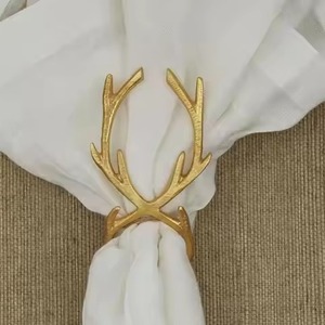 Juego de Anillos para Servilletas de Metal Decorativos para Comedor, Elegante Adorno de Mesa para Recepción de Bodas, Banquetes, Fiestas y Restaurantes - Product Image 5