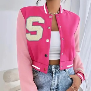 New Custom <b>Varsity</b> <b>Jackets</b> for College Women with Custom Patches and Logos Ladies Letterman <b>Jackets</b> for Women and <b>Girls</b> - Product Image 2
