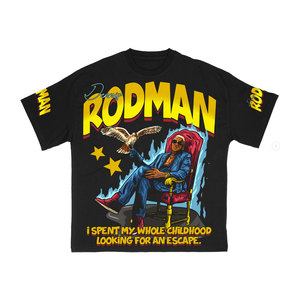 T-shirt Premium pour Homme à Manches Courtes, Col Rond, Imprimé Personnage, Style Urbain, en Jersey de Coton, Coupe Classique, Logo Avant - Product Image 2
