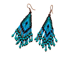 Pendientes Bordados a Mano, Pendientes Personalizados con Cuentas Múltiples, Joyería Festiva para Mujer al Mejor Precio, Pendientes con Cuentas - Product Image 1