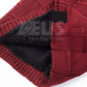 2026 New Design 100% Wool Low Price Beanie Hats OEM Service Wholesale Custom Made Beanie Hats - Product Image 5