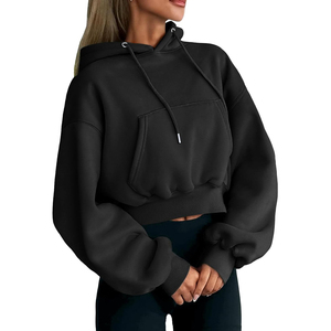 Sweat-shirt moderne pour femme, style décontracté, fabriqué avec un tissu doux et chaud, design avec poche kangourou, parfait pour un port quotidien confortable. - Product Image 2