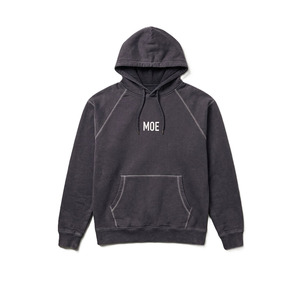 เสื้อฮู้ดแขนแร็กแลนเย็บตะเข็บตัดกัน ผ้าฝ้ายฟลีซทรงโอเวอร์ไซส์ สตรีทแวร์ พิมพ์โลโก้ได้ตามสั่ง หนานุ่ม น้ำหนักมาก รับผลิตจำนวนมากแบบ OEM - Product Image 4