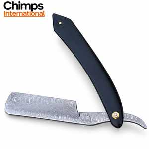 Navaja de Afeitar Plegable Vintage de Acero de Damasco Hecha a Mano de Primera Calidad para Hombre, Mango de Cuerno de Toro, Personalizada, Venta al por Mayor para Salón de Belleza y Barbería - Product Image 4
