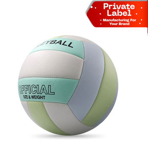 วอลเลย์บอลราคาถูก คุณภาพสูง สั่งซื้อจำนวนมาก ลูกวอลเลย์บอลสำหรับฝึกซ้อม ขายดี ราคาโรงงาน อุปกรณ์ทีมเปล่าๆ สำหรับใส่ทีม - Product Image 1