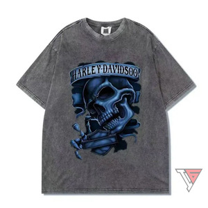 T-shirt Ringer Vintage Personnalisé en Coton 100% Écologique, Respirant et à Séchage Rapide, de Haute Qualité pour Hommes, avec Impression Sérigraphique - Product Image 4