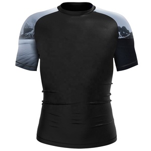 ชุดป้องกันผดผื่นเล่นกีฬาน้ำหนักเบาใช้ได้ทั้งชายและหญิงระบายอากาศได้ดีแห้งเร็วฤดูร้อนพร้อมแขนสั้นป้องกันแสงแดดตามสั่ง - Product Image 1