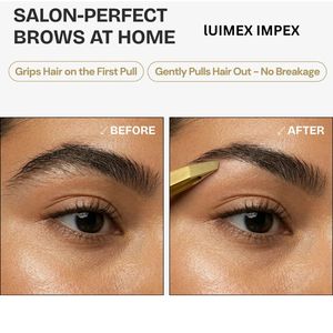 Pince à épiler de précision pour les poils du visage des femmes et des hommes, pince à épiler biseautée pour les sourcils et l'élimination des poils incarnés - Product Image 3