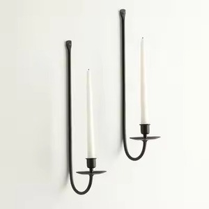 เชิงเทียนติดผนังโลหะสำหรับตกแต่งห้องรับประทานอาหาร - Product Image 3