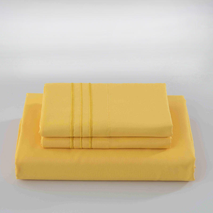 4pcs Bed <b>Sheet</b> Sets Home Textile Luxury <b>Flat</b> <b>Fitted</b> <b>Sheet</b> Sets - Product Image 3