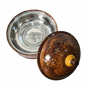 Traditional Style Wooden Butter Dish Stand Multi Purpose <b>Storage</b> And Serving Container For Kitchen Dining Use - Product Image 3