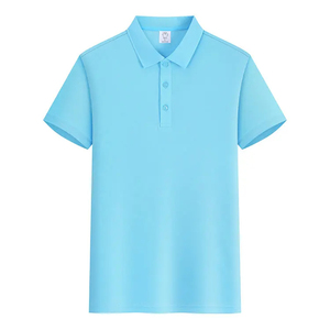 Polo de Manga Corta Blanco para Hombre, Tela Oxford, Color Sólido, Corte Regular, Cierre de Botones, Estilo Casual, Material Tejido Transpirable - Product Image 6