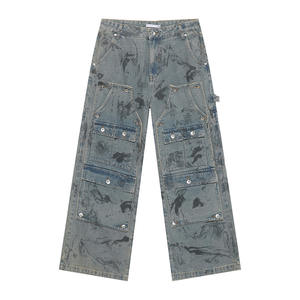 Pantalons baggy hip-hop, pantalons de skate surdimensionnés, vente en gros de streetwear - Product Image 5