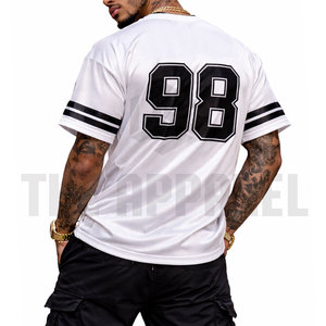 Vente en gros usine – Maillot boxy en maille pour homme, léger, respirant, coupe ample, style streetwear, logo personnalisé, service OEM - Product Image 6