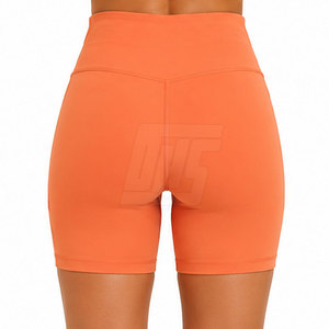 Shorts de cycliste taille haute pour femmes, confortables et extensibles, parfaits pour le fitness, la course à pied, le yoga et l'entraînement. - Product Image 6