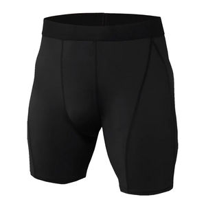 Shorts de compression pour hommes, pour la gym et l'entraînement, en tissu extensible respirant et anti-humidité, vêtements de sport performants pour hommes - Product Image 5
