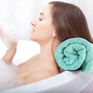 Toallas de Playa Blancas de Color Sólido a Precio Económico, Fabricante de Toallas de Playa Extra Grandes de Algodón al por Mayor - Product Image 2