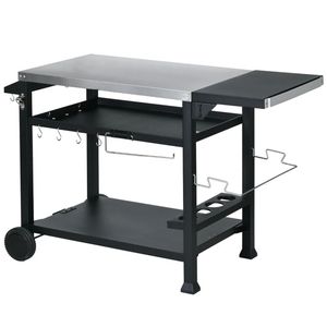 Outdoor <b>Barbecue</b> <b>Table</b> and Cart for Camping - Product Image 5