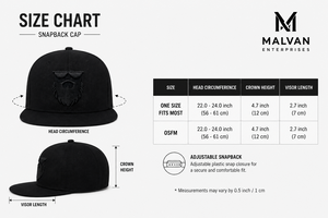 Gorra Snapback de Pana Negra de Alto Rendimiento MALVAN ENTERPRISES Last King Bone Classics con Letras, Estilo Urbano de Invierno, Calidad Premium - Product Image 5