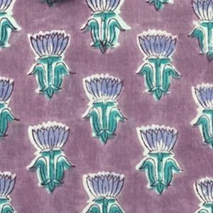 Tissu textile indien haut de gamme en coton pur tissé, imprimé à la main au bloc, non toxique, écologique, pour literie, vaisselle, ameublement et décoration. - Product Image 3