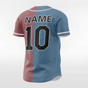 Camiseta de béisbol personalizada con impresión por sublimación, cómoda y económica para equipos deportivos. - Product Image 4