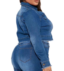 Top de Mezclilla para Mujer, Chic, Moderno, Pulido, Vibrante, Elegante, Esencial para el Día a Día, Suave, Transpirable, Duradero, de Primera Calidad - Product Image 6