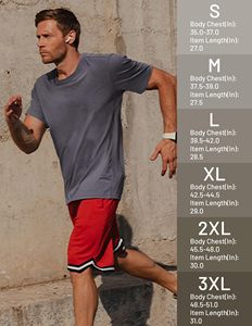 Camisetas de Natación para Hombre, 100% Poliéster, Camiseta Informal de Secado Rápido, Absorbe la Humedad, Cuello Redondo, Manga Corta, para Entrenamiento, Deporte, Running - Product Image 6