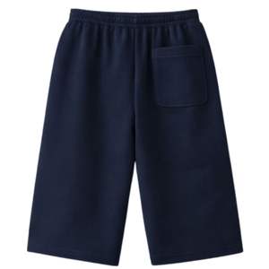 Ensemble de survêtement et short en molleton épais bleu marine pour homme, en coton, style streetwear, avec col côtelé, ensemble de vêtements de sport tendance - Product Image 4