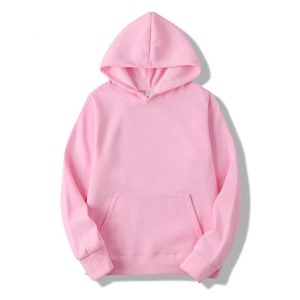 Sweat-shirt à capuche rouge pour homme, coupe classique, en molleton de coton, décontracté, pour l'automne, avec poche - Product Image 2