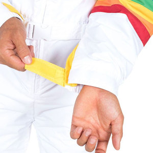 Vêtements de ski unisexes écologiques, coupe-vent, respirants, à prix avantageux, en vente en ligne, design personnalisé contrasté, softshell - Product Image 4