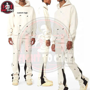 Conjunto Deportivo para Hombre con Diseño de Salpicaduras de Pintura, Precio Razonable, Alta Calidad, Nuevo, Cómodo, Tela Suave, Estilo Acampanado - Product Image 6