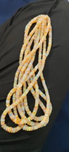 Perles d'opale éthiopienne jaunes, perles d'opale éthiopienne facettées flashy, perles d'opale jaunes, bijoux d'opale éthiopienne de qualité supérieure - Product Image 3