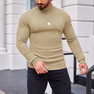 Performance <b>Mens</b> <b>Turtle</b> High <b>Neck</b> Fashionwear Quick Dry Moisture Wicking Long Sleeve Outdoor Daily Wear Casual Trendy Shirt - Product Image 4