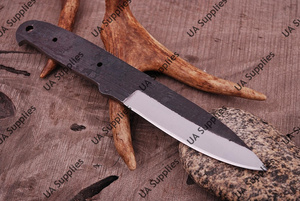 Cuchillo de Caza Hecho a Mano de Acero con Alto Contenido de Carbono, Hoja Entera, Punta Caída, OEM/ODM Personalizable, Grado Industrial, Hoja Fija, 1 Año de Garantía - Product Image 6