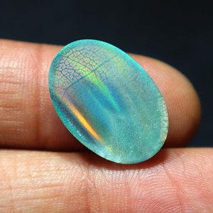 Piedra Preciosa de Ópalo Monarca Doble, Ópalo Verde Fuego, Joyería de Piedra Hecha a Mano, Ópalo Fuego Doble Monarca para la Fabricación de Joyas - Product Image 5