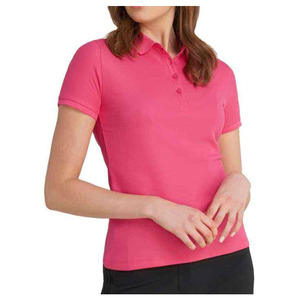 Camisas polo para mujer, mezcla de algodón, manga holgada, camisas de verano, tela transpirable, diseño con botones, impresión de logotipo personalizado, camisas polo para mujer - Product Image 4