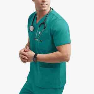 Uniformes Médicos OEM para Hospitales, Ropa de Hospital para Doctores, Bata de Paciente, Ropa de Algodón Unisex Personalizada - Product Image 5