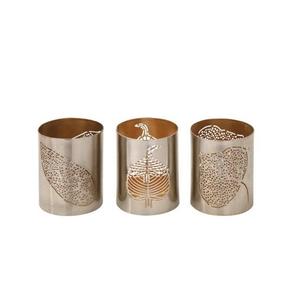 Portavelas decorativo de metal, adecuado para la sala de estar, mesa de comedor y decoración festiva. - Product Image 5