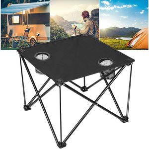 Tavolino Pieghevole Compatto da Esterno con Borsa per il Trasporto, Tessuto 600D Resistente all'Acqua, Struttura in Acciaio, Montaggio Senza Attrezzi, Supporta 20 kg per Uso Esterno - Product Image 3