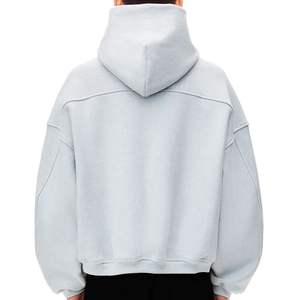 Sudadera con capucha y cremallera bordada de alta calidad para hombre, estilo oversize, corte holgado, hombros caídos, forro polar, estampado de dibujos animados, precio de fábrica, gran oferta - Product Image 2