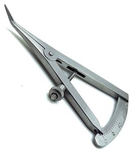 Jauge Iwanson pour orthodontie dentaire, calibre de couronne, instruments de mesure de l'épaisseur des dents, manuel, par Blush Surgical - Product Image 1