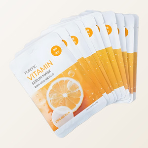 Mascarilla de suero con vitamina Purepik de K-Beauty para el cuidado de la piel coreana, 10 unidades, hecho en Corea, productos faciales para iluminar la piel. - Product Image 3