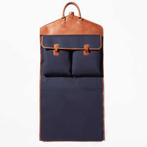 Sac fourre-tout en cuir et toile OEM de haute qualité pour vêtements, pliable, pour costumes, voyages d'affaires et shopping LCGB-0035 - Product Image 1