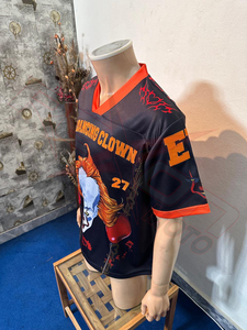 Custom Streetwear Fashion Jersey Oversized Sports Style T-Shirt Wholesale Unisex <b>Hip</b> Hop Mesh Anti-Bacterial 100% Polyester - Product Image 6