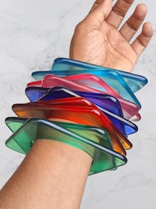 Bracelets en résine personnalisés, légers, confortables, artistiques, élégants, couleur ange - Product Image 6