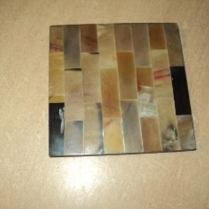 Best Quality Natural Horn Coaster Handmade Drinking Cup Mat Heat Resistant <b>Table</b> <b>Protector</b> for Home Bar Restaurant for Sale - Product Image 3