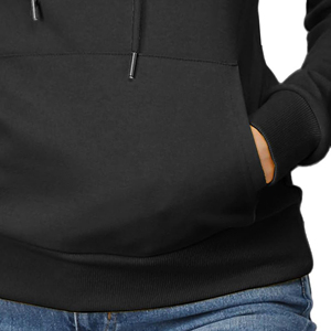 Sudaderas con capucha ODM personalizables al por mayor con logo impreso, de lentejuelas y cristales, de punto grueso, formales, de forro polar para mujer - Product Image 2