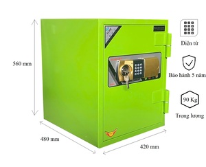 Coffre-fort haute sécurité en acier inoxydable, doté d'un système de verrouillage électronique sud-coréen. - Product Image 1