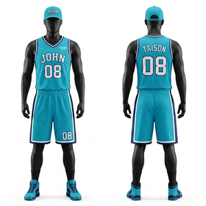 Ensemble d'uniformes de basket-ball pour hommes, polyester premium, maille vert olive, panneaux latéraux dorés, jersey respirant, shorts personnalisés en twill. - Product Image 4