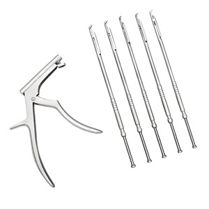 ชุดเครื่องมือผ่าตัดกระดูกสันหลังแบบหมุนได้ระดับพรีเมียม Kerrison Rongeur สำหรับการผ่าตัดระหว่างแผ่นกระดูกสันหลัง ชุดอุปกรณ์การแพทย์แบบใช้ซ้ำได้ ผู้ผลิต OEM ODM - Product Image 5